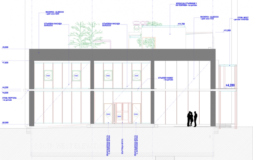 NESTLE NEW CANTEEN - SOUTH-WEST ELEVATION